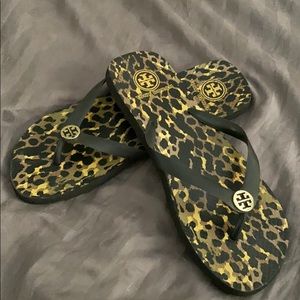 Tory Burch Leopard Flip Flops 11